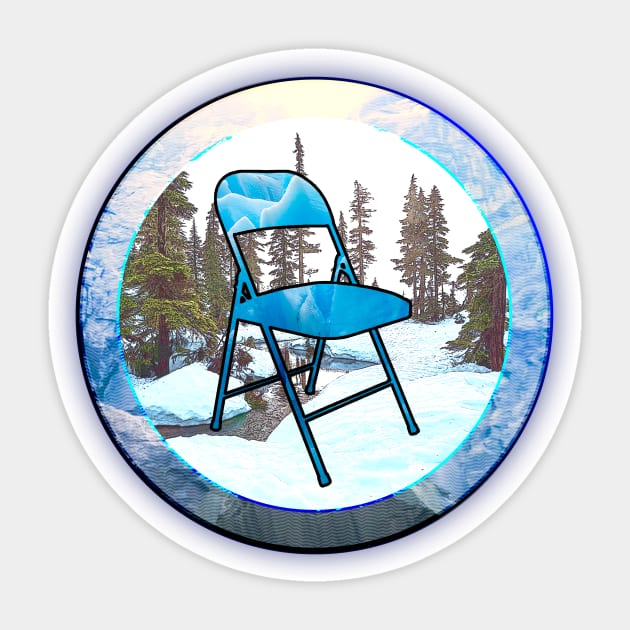 Ice - ChairDrobe Biomes Sticker by Chair